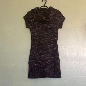 Black dress with red white and grey!